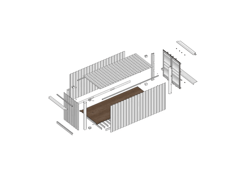 Technische detailtekening (constructieve opbouw)